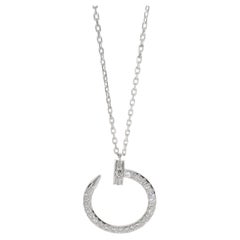 Cartier White Gold Diamond Juste Un Clou Pendant