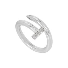 Cartier White Gold Diamond Juste Un Clou Ring B4092700