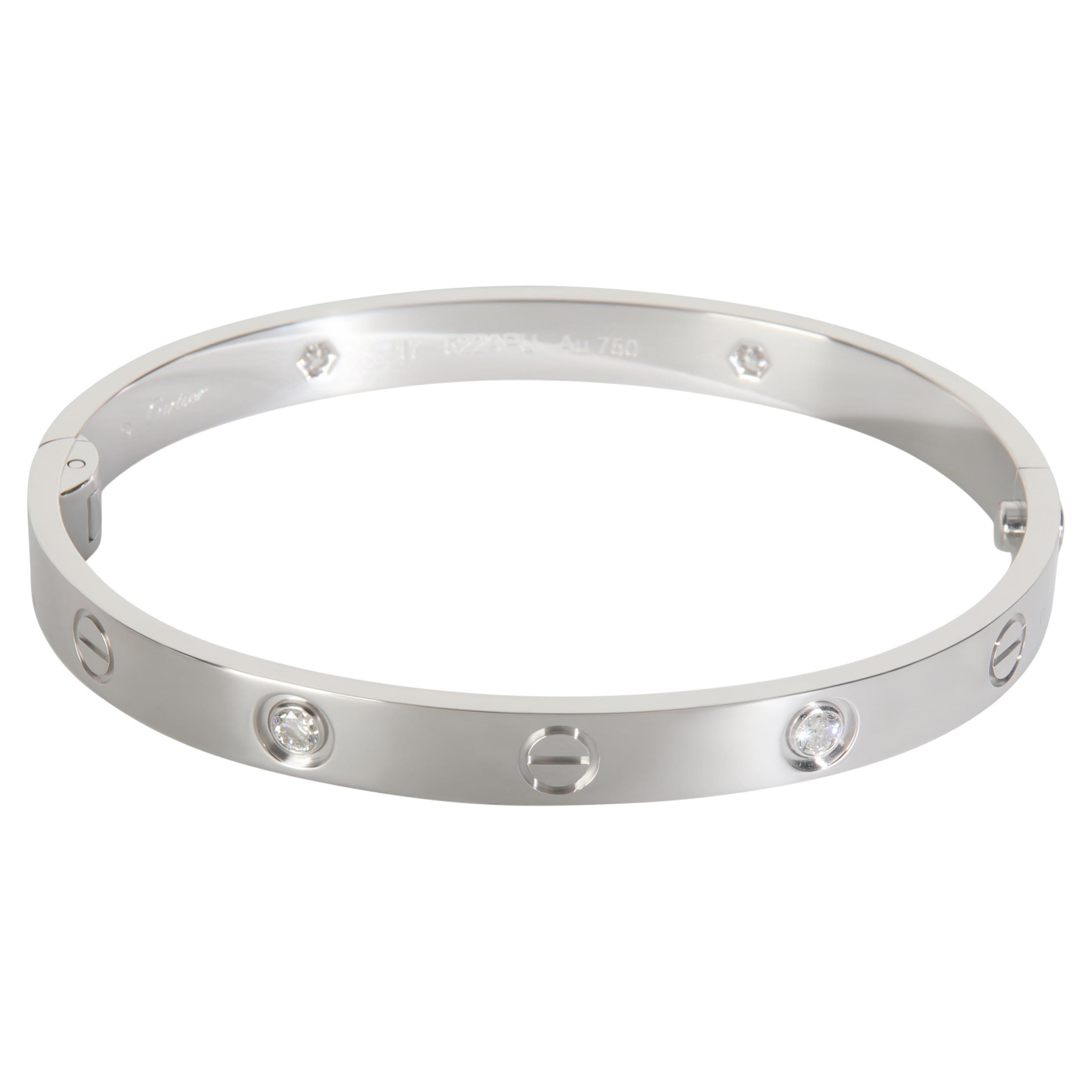 Cartier Pulsera Amor Diamante Oro Blanco