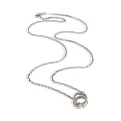 Cartier White Gold Diamond Love Necklace