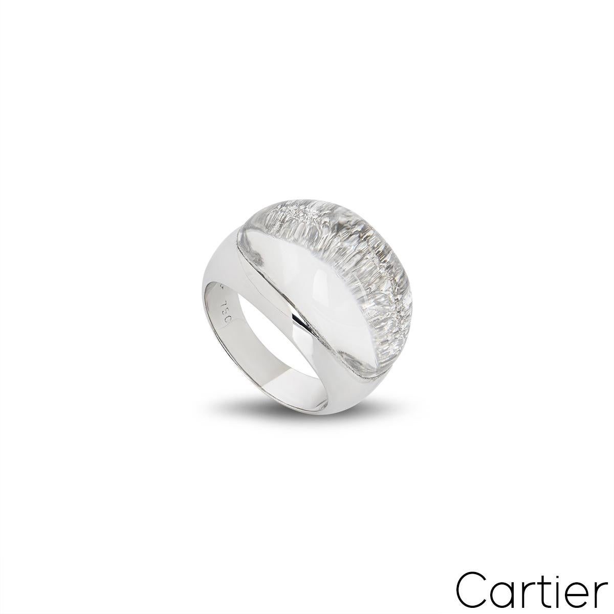 Cartier White Gold Diamond Myst De Cartier Ring 1