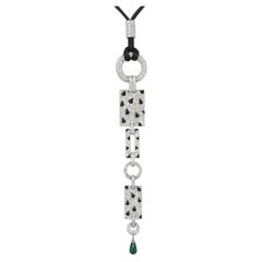 Cartier Collier panthère en or blanc et diamants N3014700