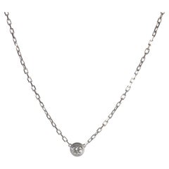 Cartier White Gold Diamond Small Model D'amour Pendant