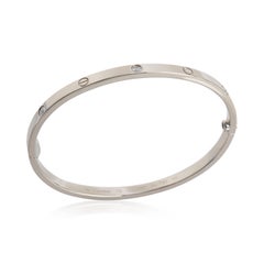 Cartier Oro Blanco Diamante Pequeño Modelo Pulsera Amor