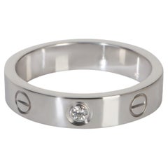 Cartier White Gold Diamond Small Model Love Ring