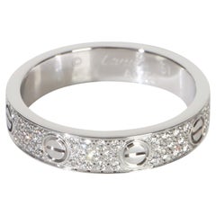 Cartier White Gold Diamond Small Model Love Ring