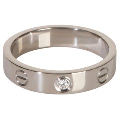 Cartier White Gold Diamond Small Model Love Ring