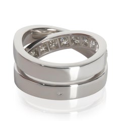 Cartier White Gold Diamond Vintage Diamond Nouvelle Vague Ring