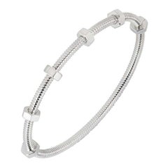 Cartier White Gold Ecrou De Cartier Bracelet B6049616