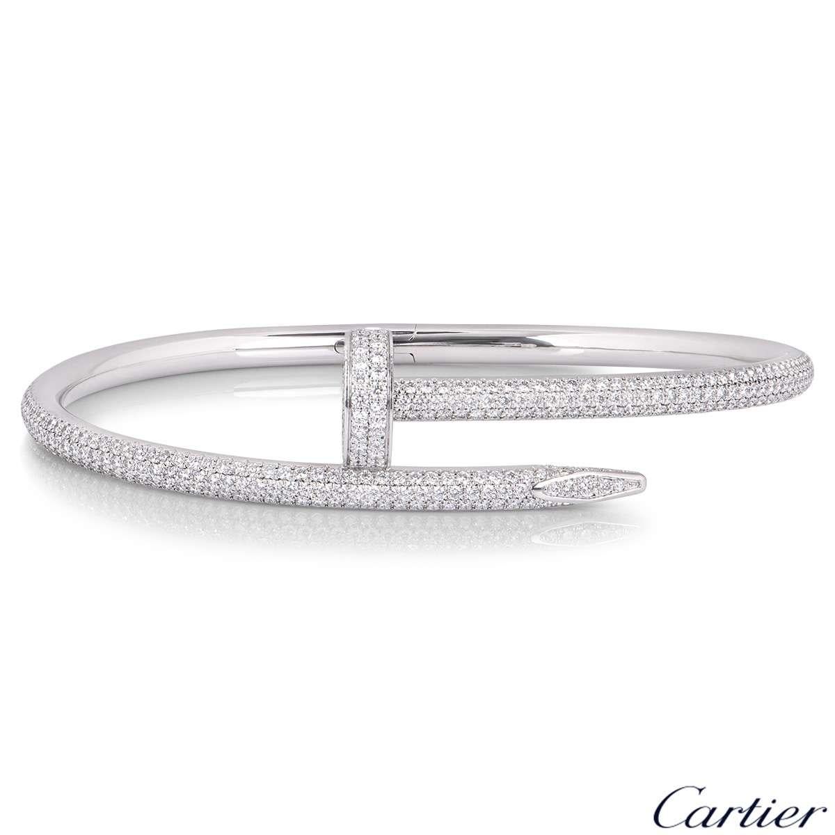 cartier juste un clou full diamond
