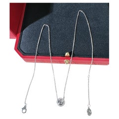 Cartier White Gold Full Pavé Diamond UFO Necklace