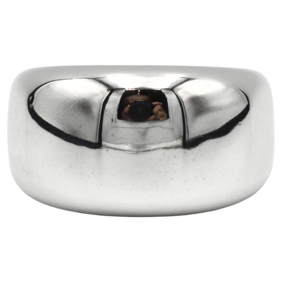Cartier White Gold “Jonc” Domed Band Ring, Size US 7¼
