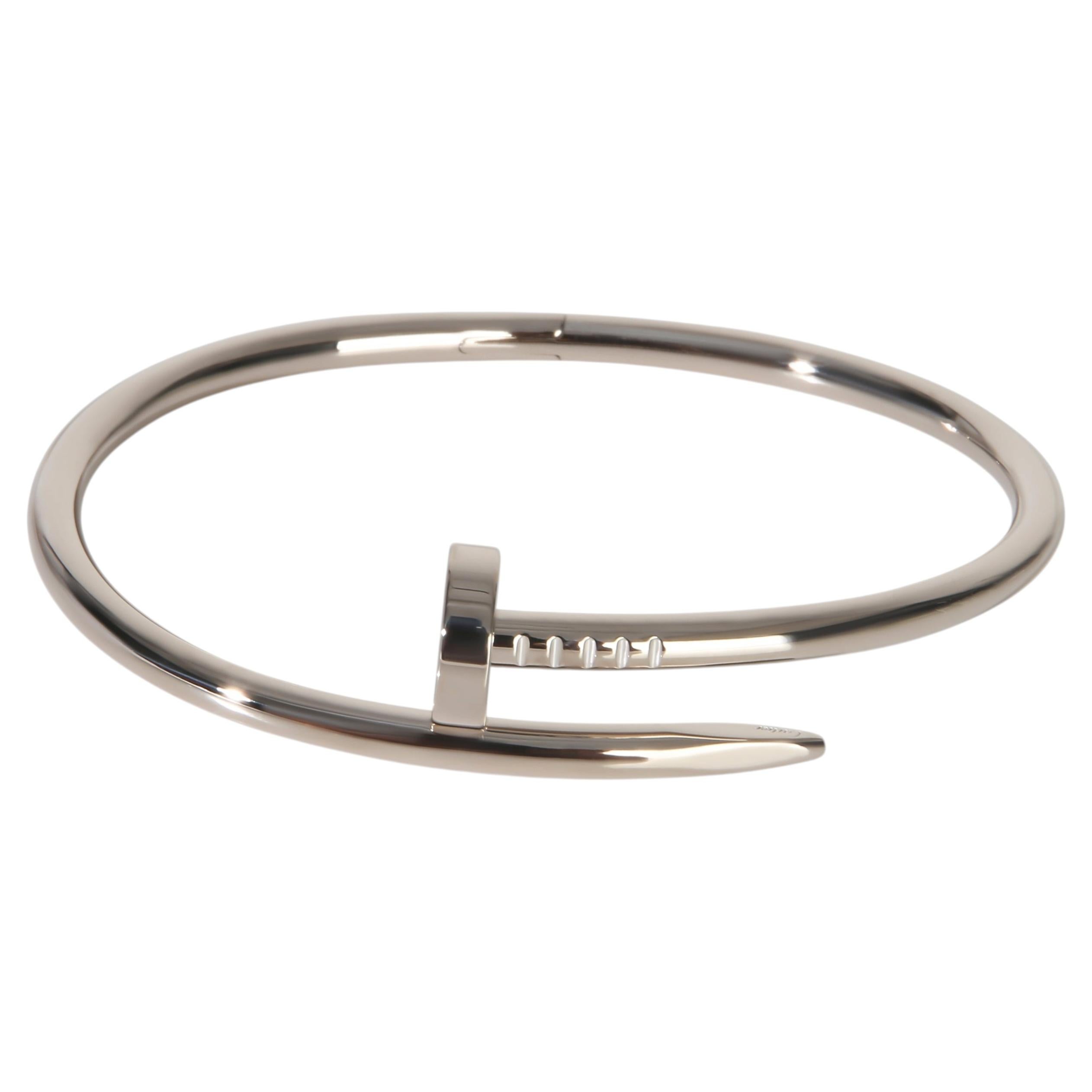 Cartier White Gold  Juste Un Clou Bracelet For Sale
