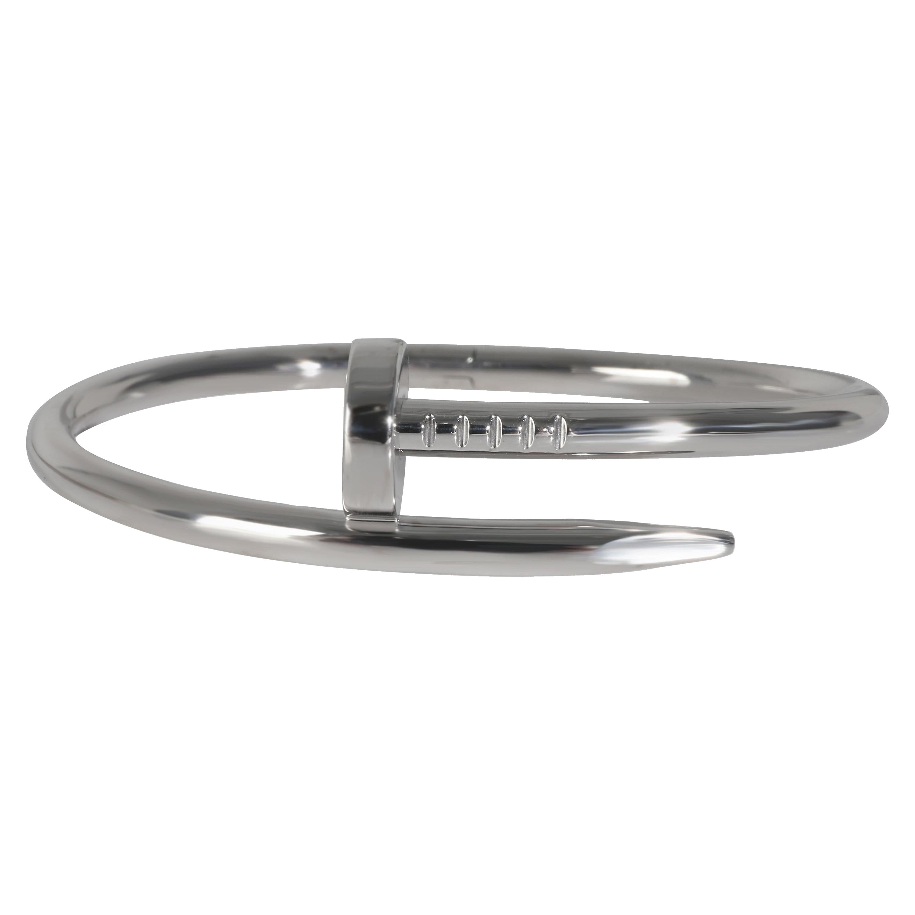 Cartier White Gold Juste Un Clou Bracelet For Sale