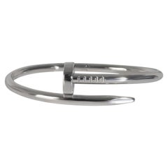 Cartier White Gold Juste Un Clou Bracelet