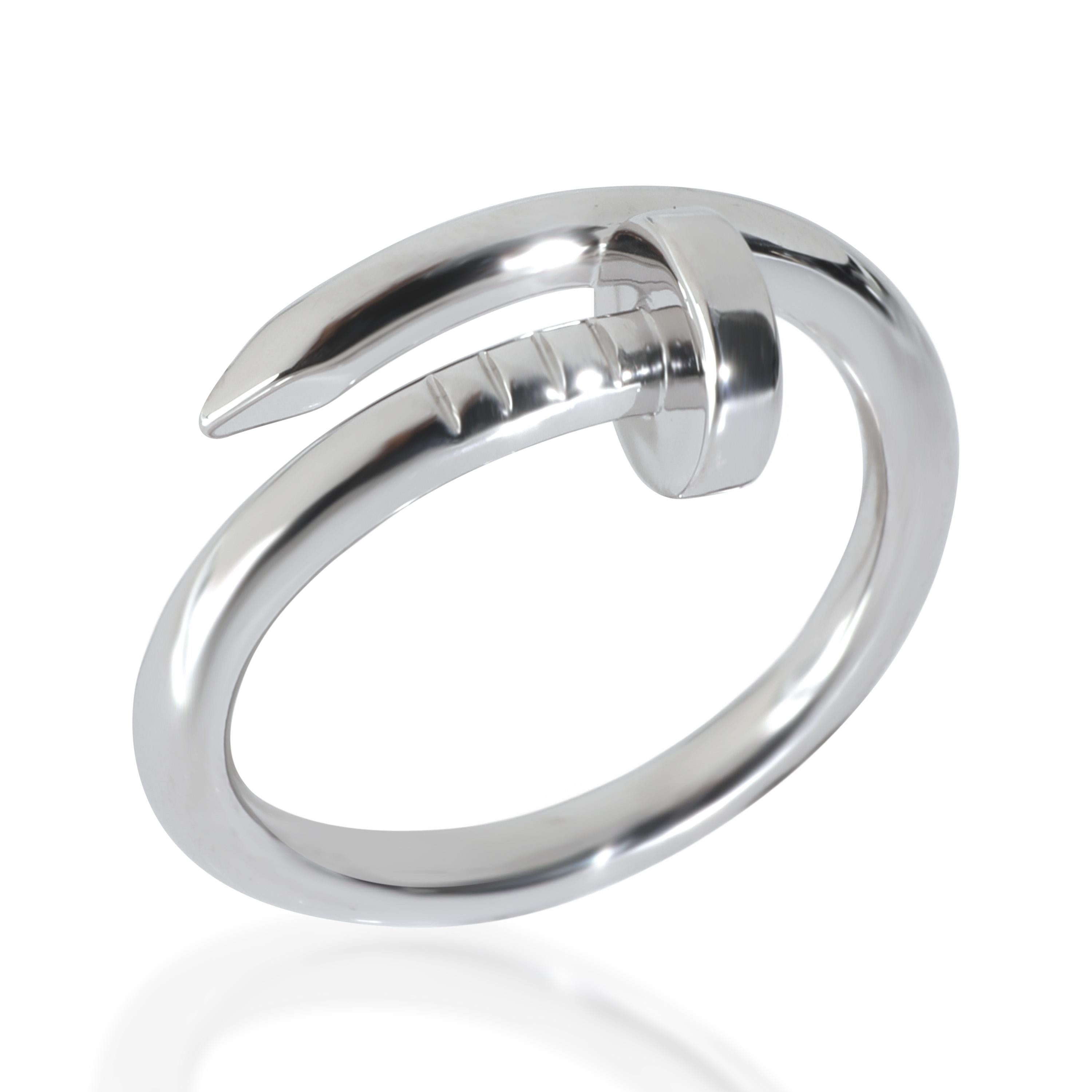 Cartier White Gold Juste Un Clou Ring im Zustand „Hervorragend“ im Angebot in New York, NY