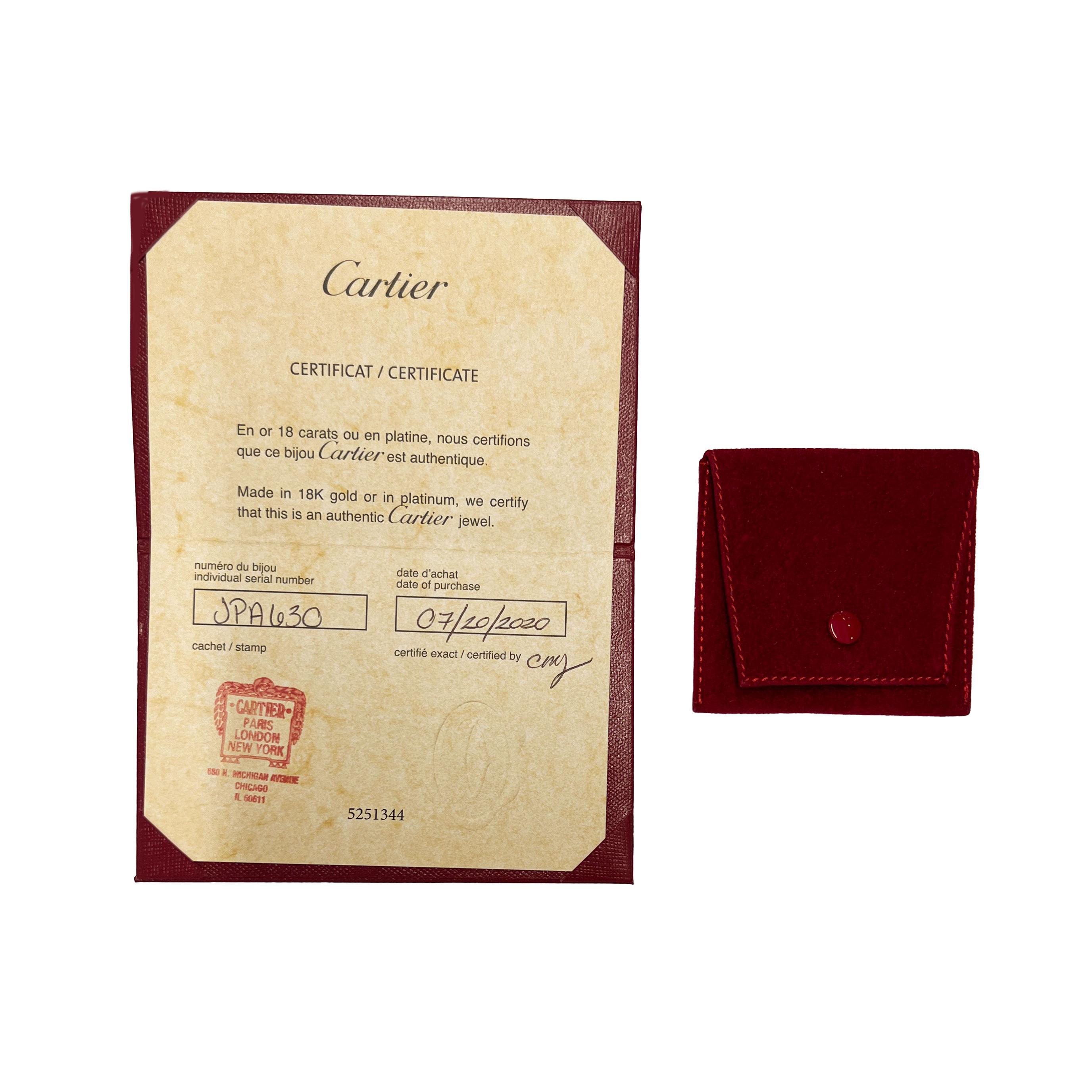 Cartier White Gold Juste Un Clou Ring für Damen oder Herren im Angebot