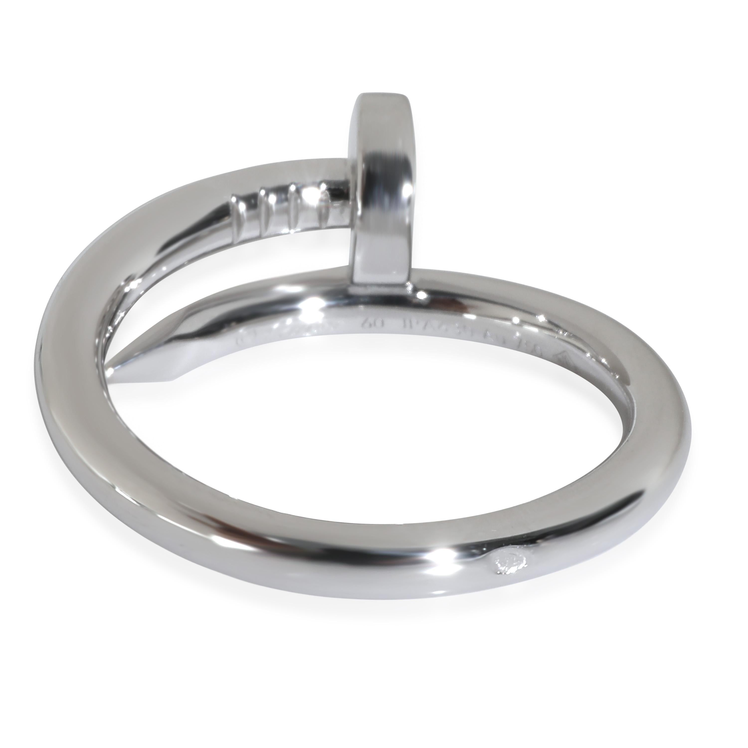 Cartier White Gold Juste Un Clou Ring im Angebot 1