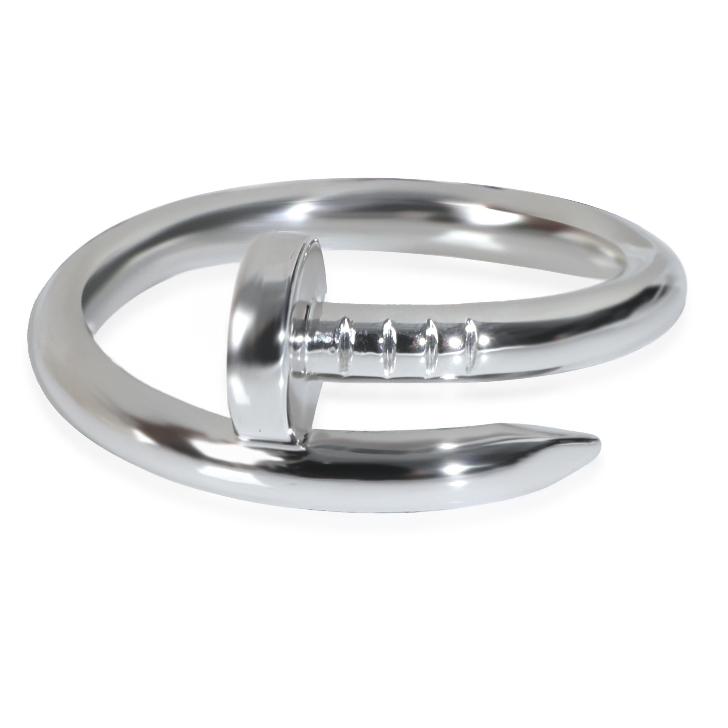 Cartier White Gold Juste Un Clou Ring im Angebot 2