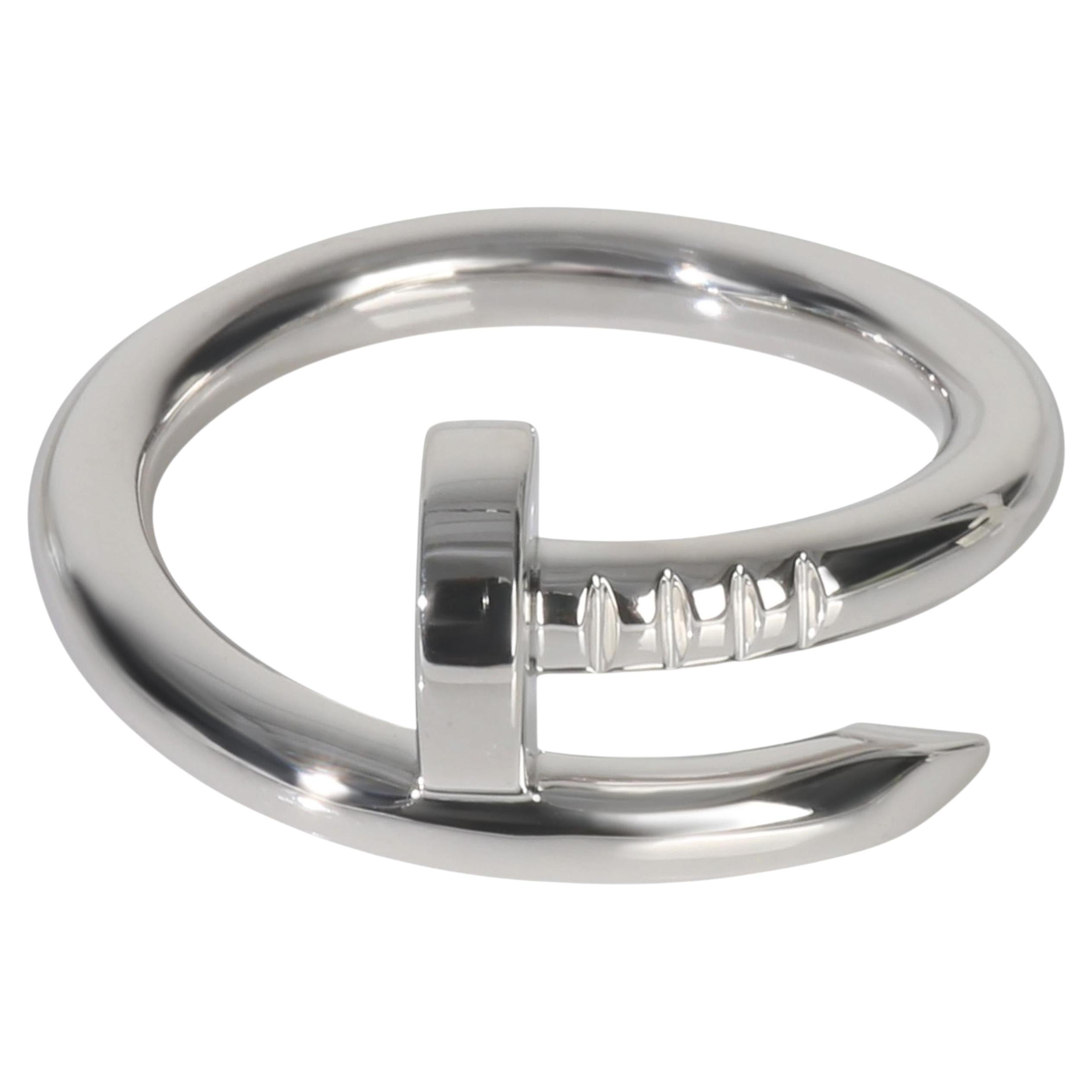 Or blanc de Cartier  Bague Juste Un Clou en vente
