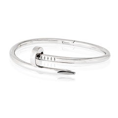 Cartier White Gold Juste Un Clou Size 15 Bracelet