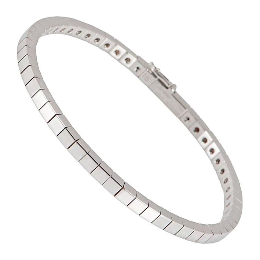 Cartier White Gold Lanieres Bracelet at 