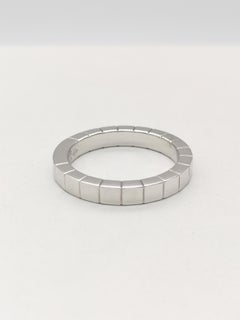 Cartier White Gold Laniers Wedding Band Ring