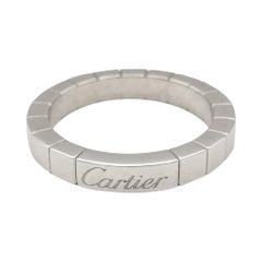 Cartier White Gold Laniers Wedding Band Ring