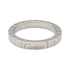 Cartier White Gold Laniers Wedding Band Ring