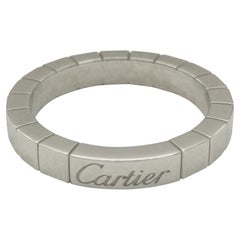Cartier White Gold Laniers Wedding Band Ring