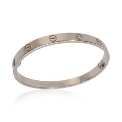 Cartier White Gold Love Bracelet