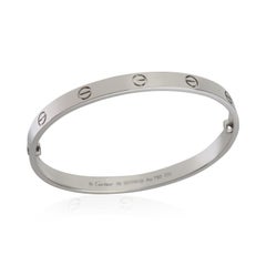 Cartier White Gold  Love Bracelet