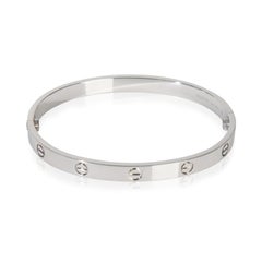 Cartier White Gold  Love Bracelet