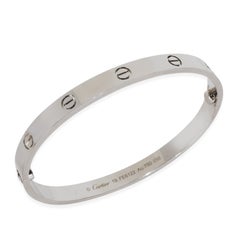 Cartier White Gold Love Bracelet