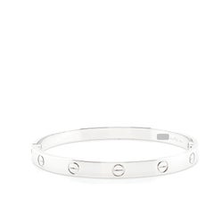 Cartier White Gold Love Bracelet