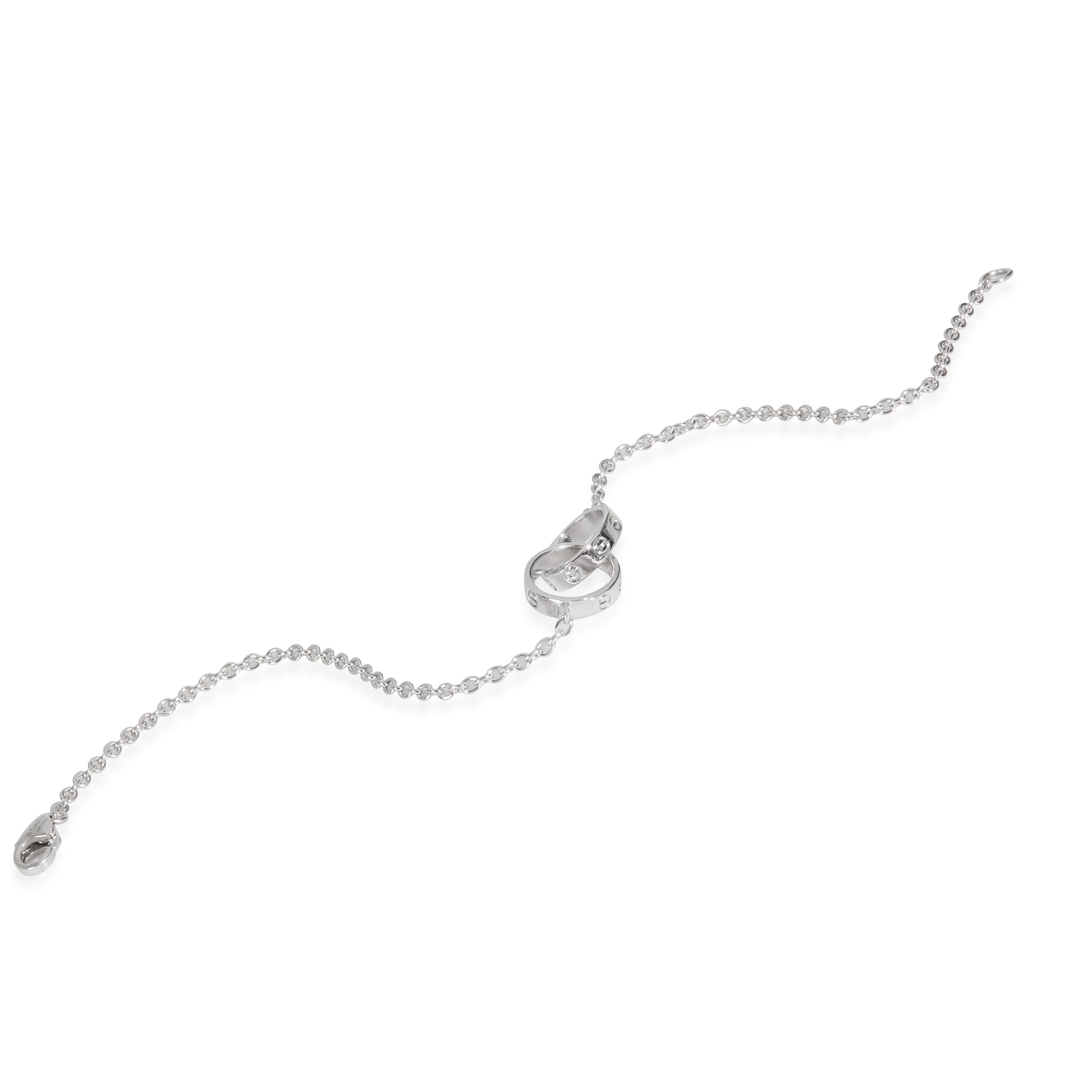 Cartier White Gold  Love Bracelet In Good Condition For Sale In New York, NY