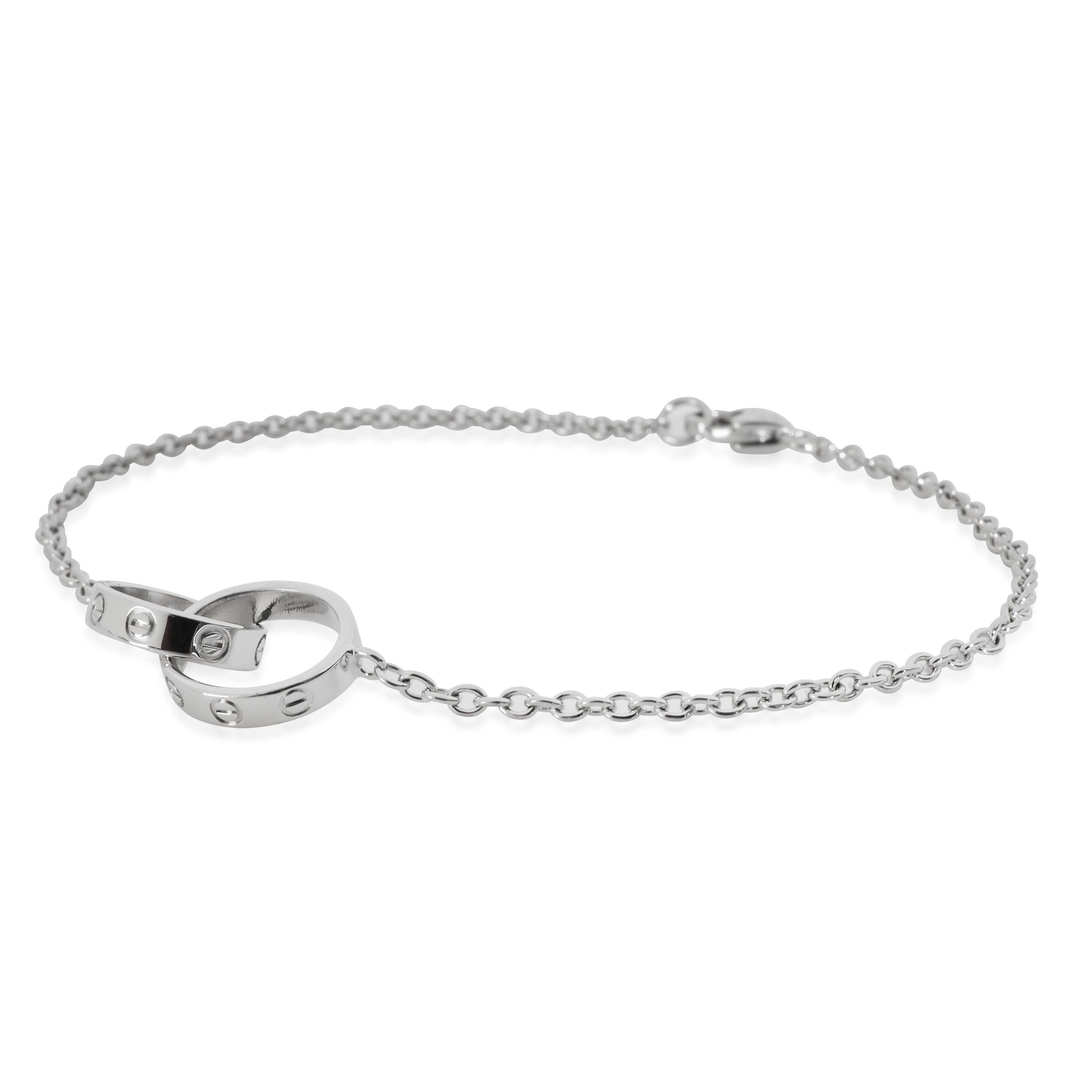 Women's Cartier White Gold  Love Bracelet For Sale