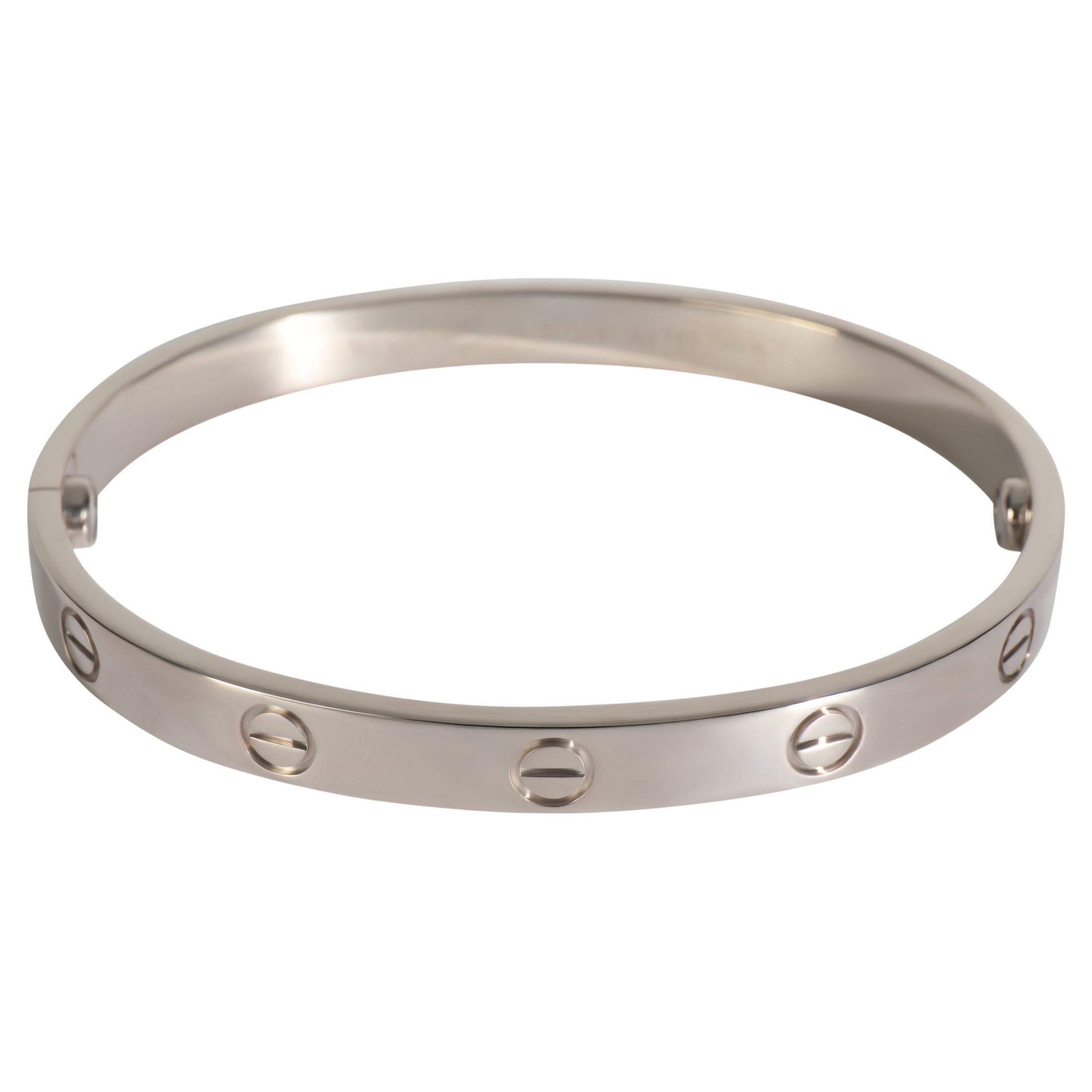 Cartier Bracelet Love en or blanc