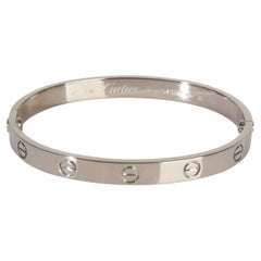 Cartier White Gold  Love Bracelet