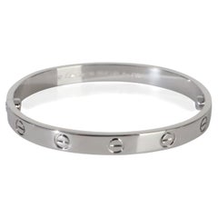 Cartier White Gold  Love Bracelet