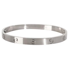 Cartier White Gold Love Bracelet