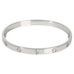 Cartier White Gold  Love Bracelet