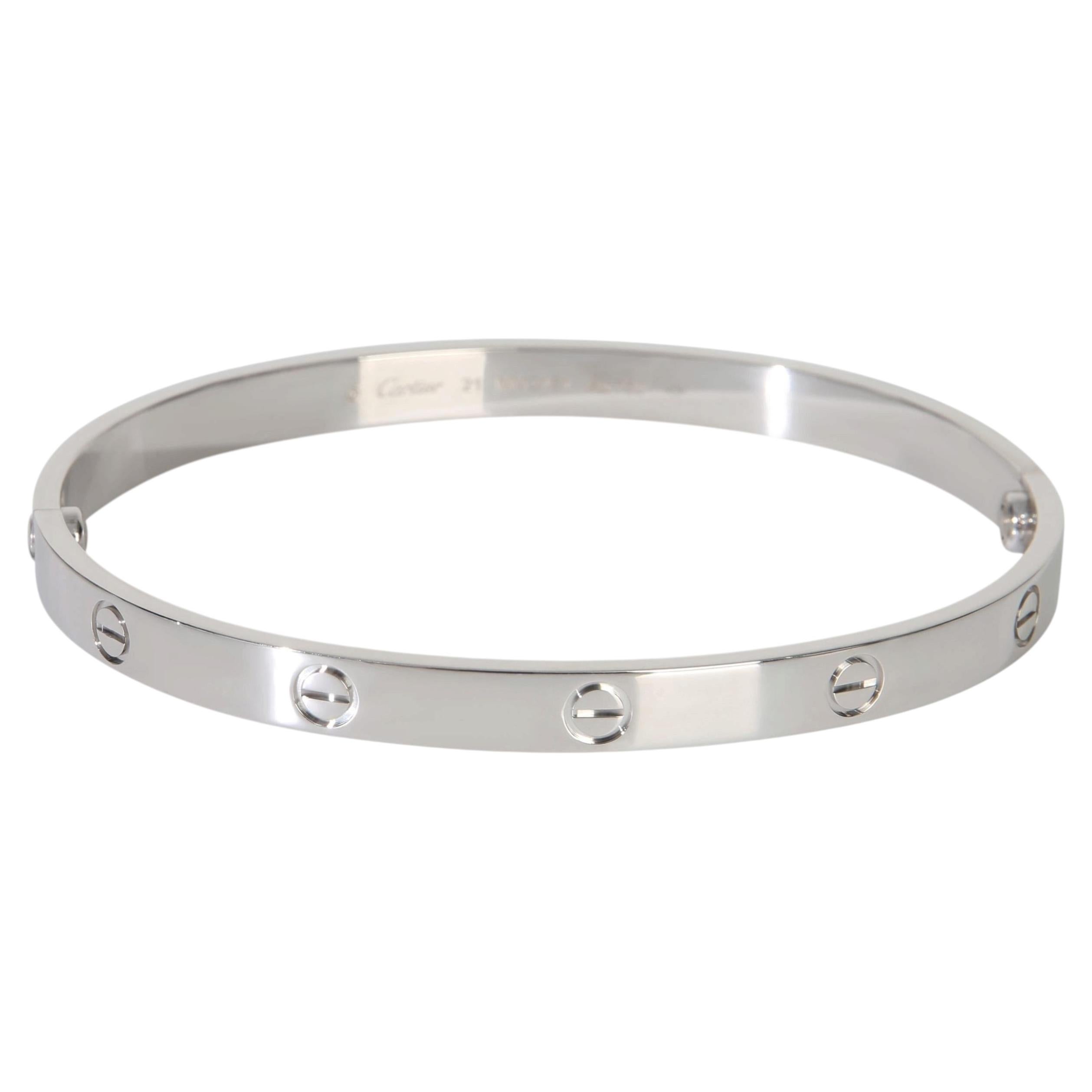 Cartier Oro Bianco  Bracciale dell'amore in vendita