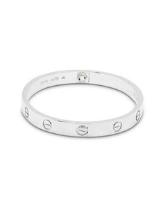 Cartier white gold  Love Bracelet size 17 B6077117