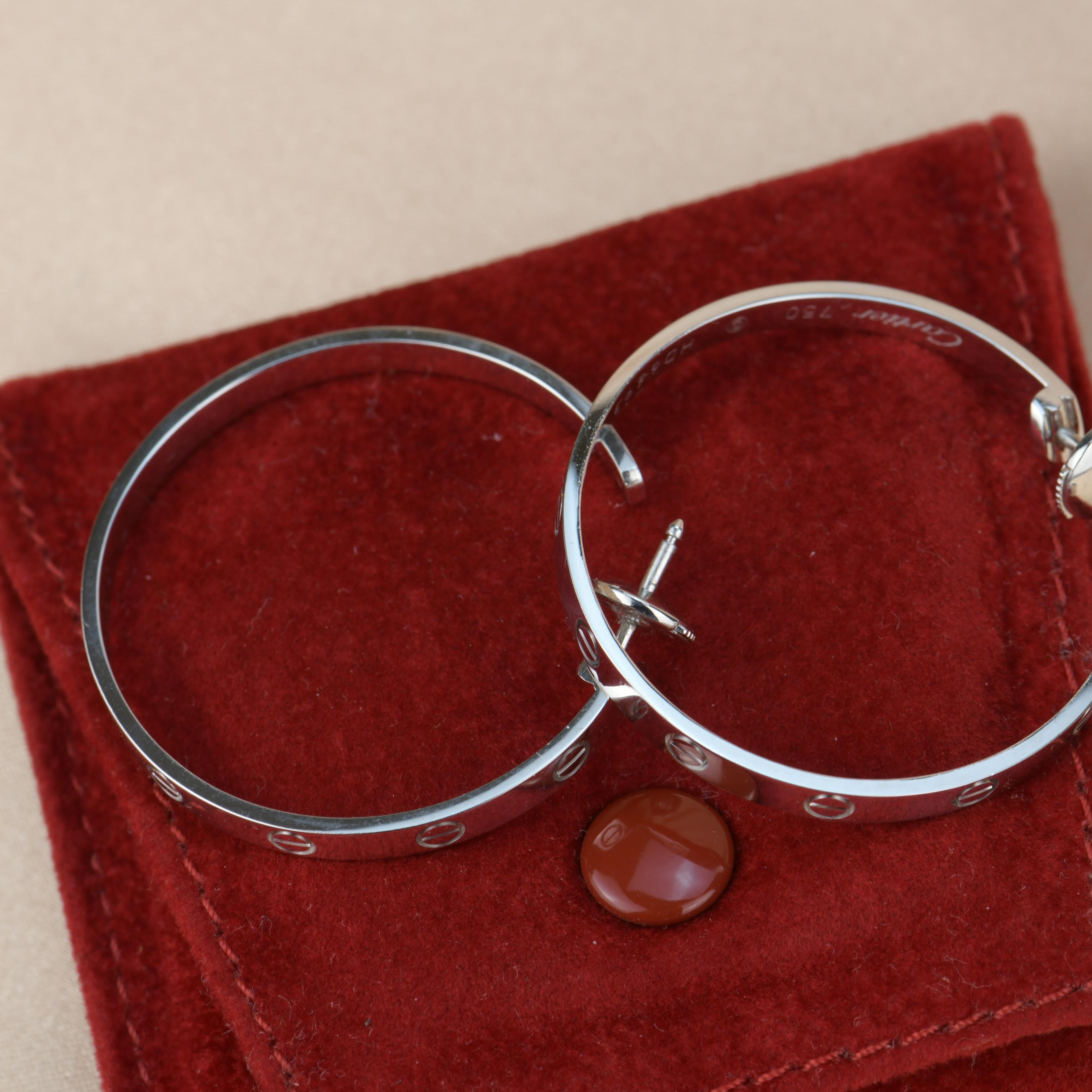 Cartier Weigold Love Hoop-Ohrringe 6