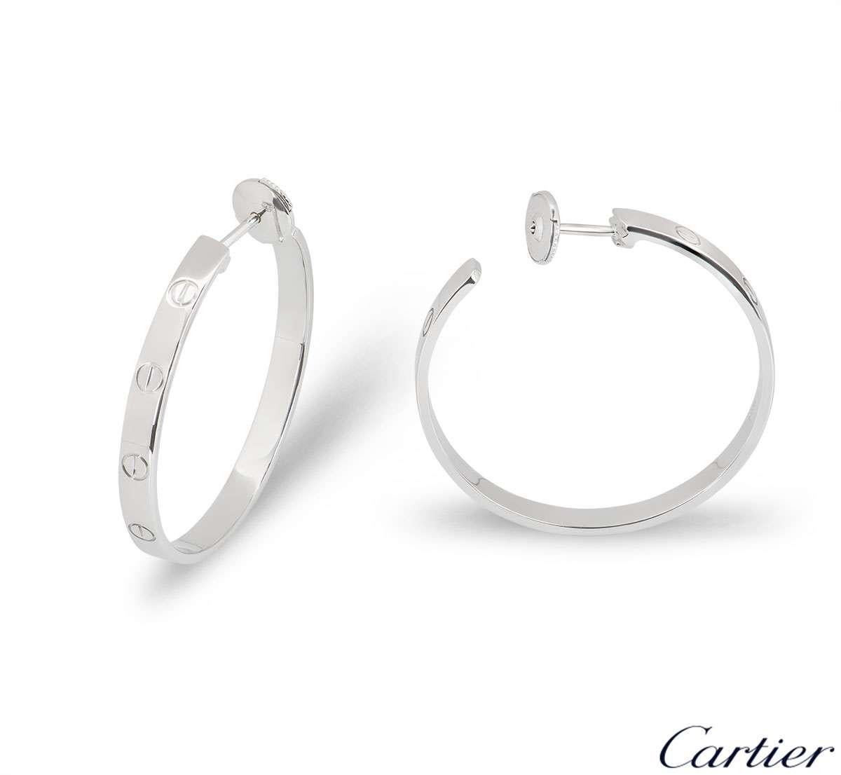cartier hoop earrings