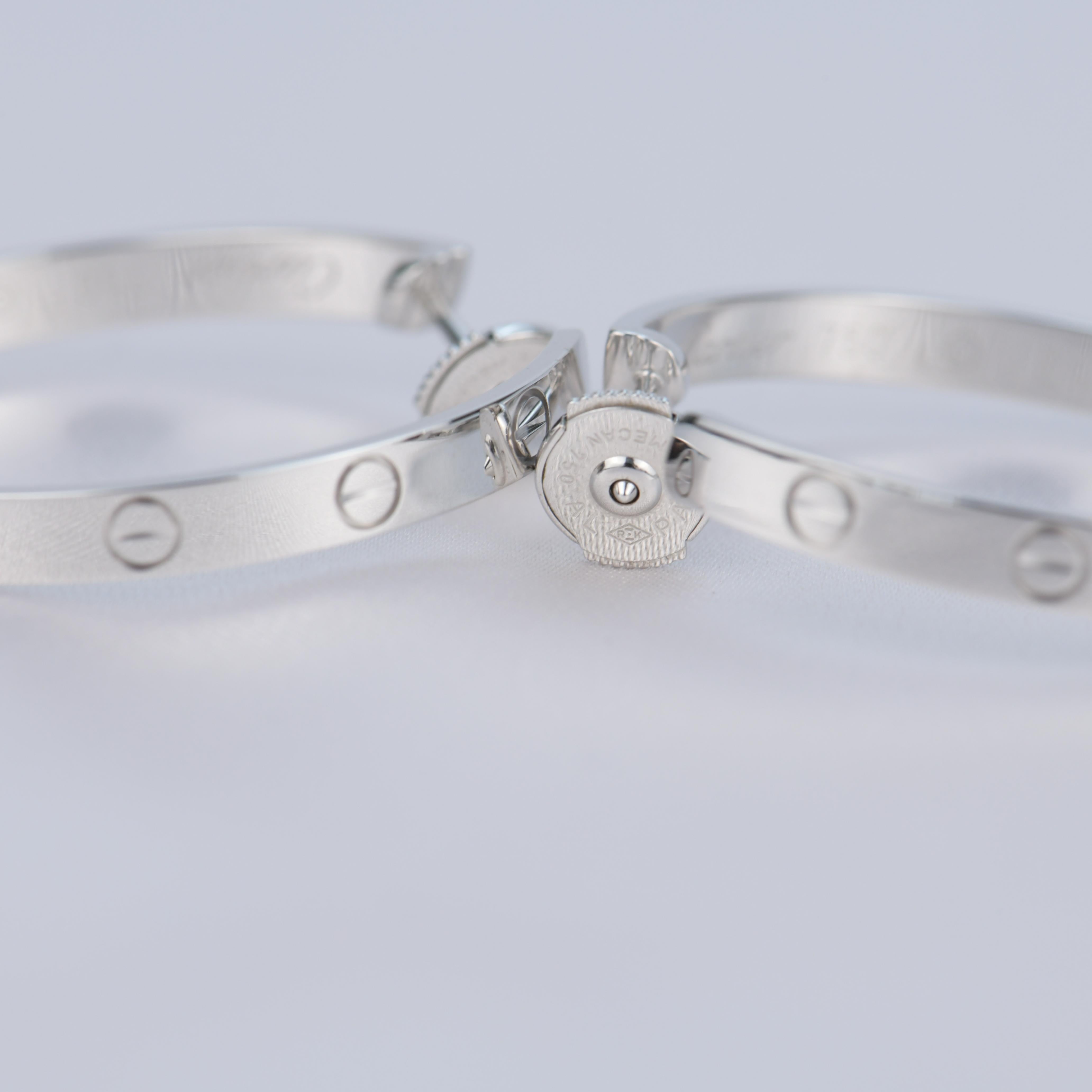 Cartier Weigold Love Hoop-Ohrringe 1