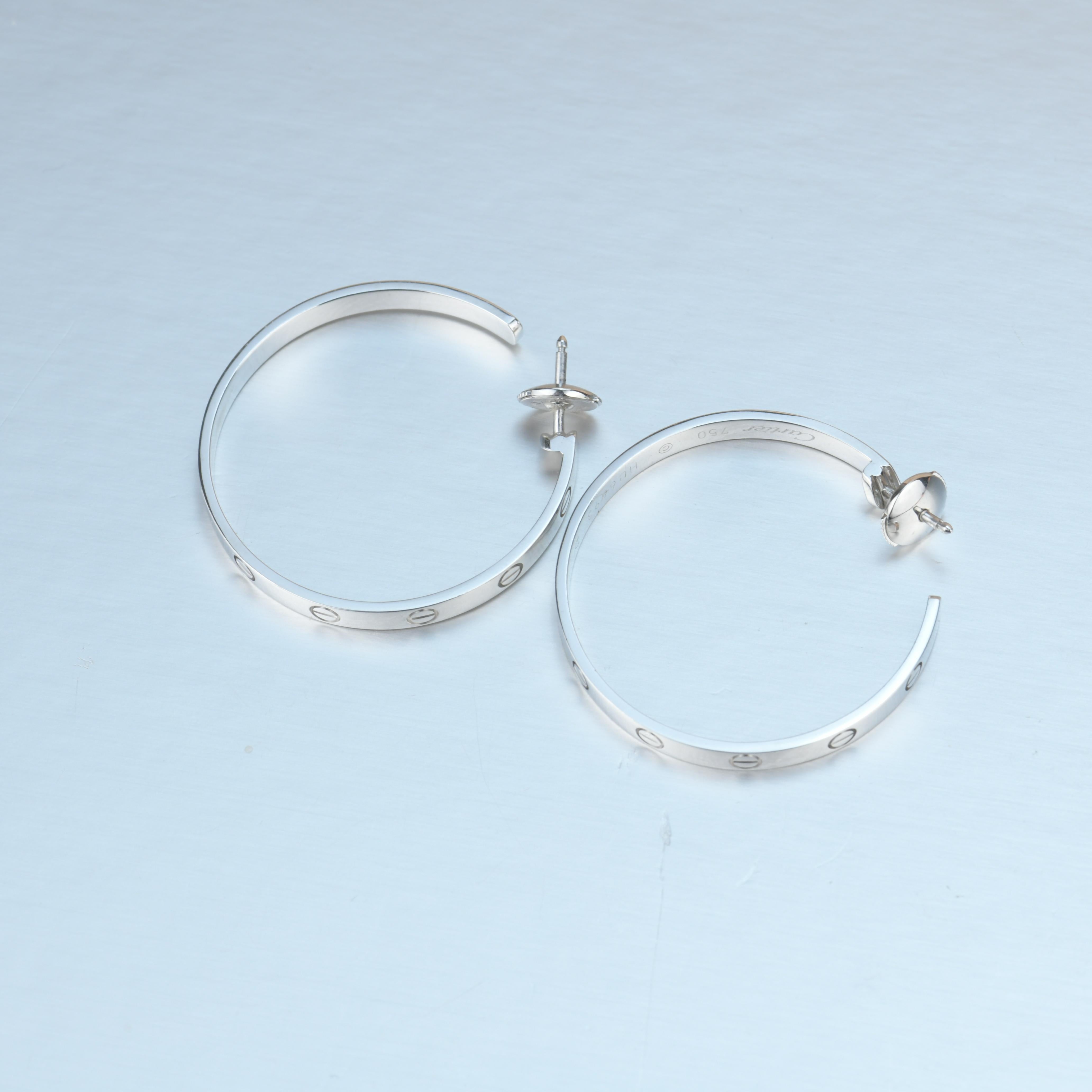 Cartier Weigold Love Hoop-Ohrringe 3
