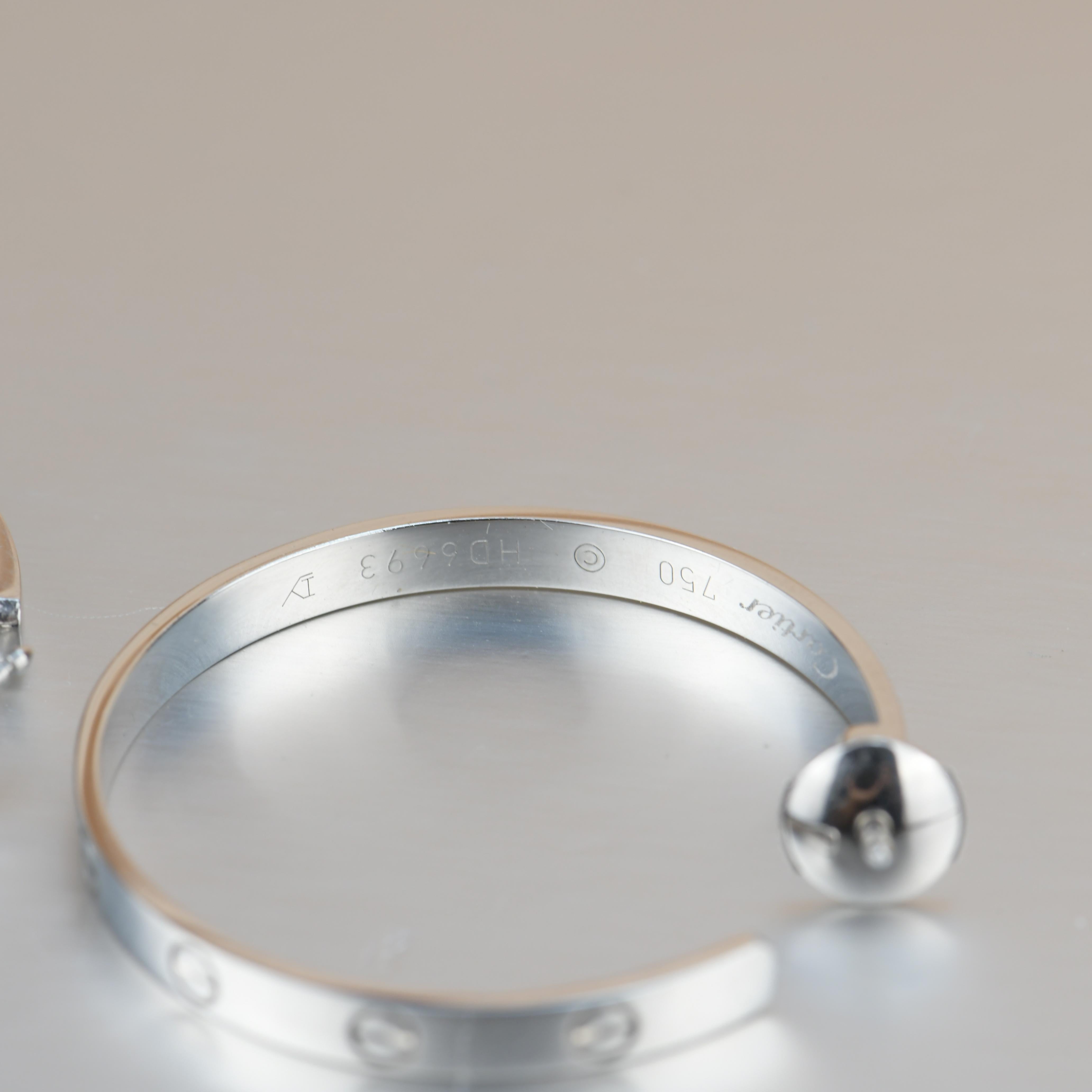 Cartier Weigold Love Hoop-Ohrringe 5
