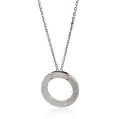 Cartier White Gold  Love Necklace